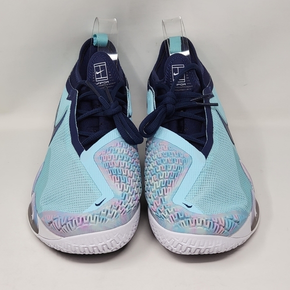 Nike React Vapor NXT HC Glacier Blue Court Shoes CV0742-402 Women Size 10.5 New - Picture 6 of 11